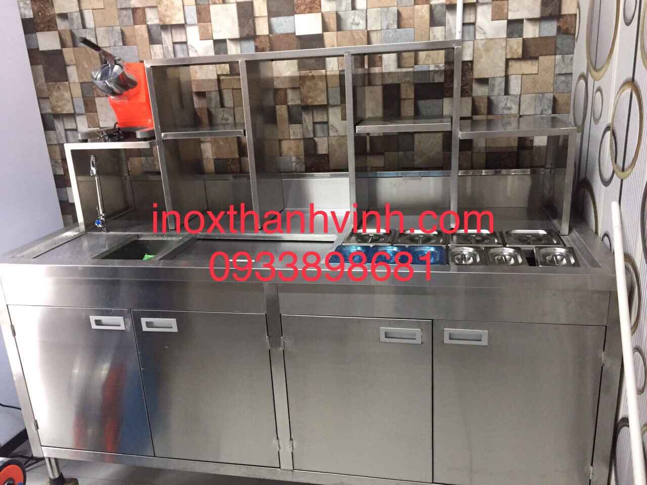 Cung cấp quầy bar inox đẹp tại khu vực miền nam